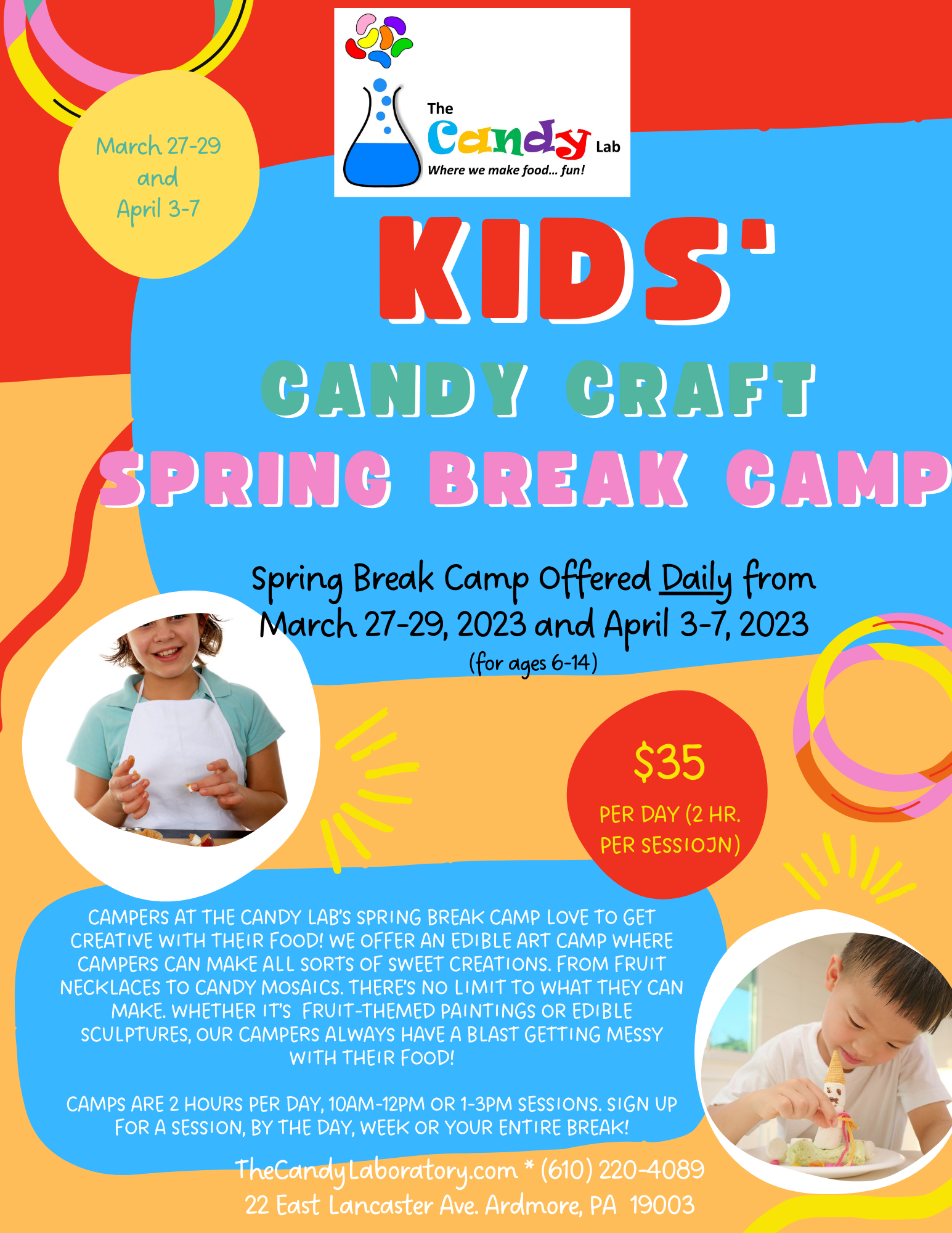 March 27-March 29, 2023: Spring Break Candy Craft Camp - The Candy ...